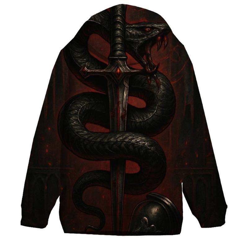 Serpent And The Blood Dagger zip-up hoodies