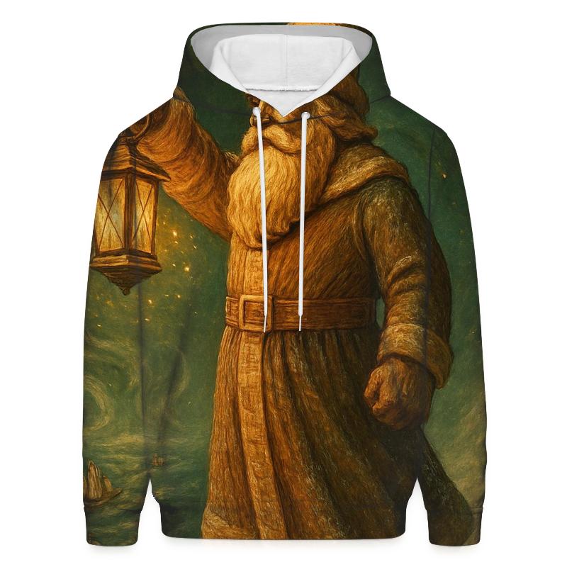 Vintage Carved Santa Patrol zip-up hoodies