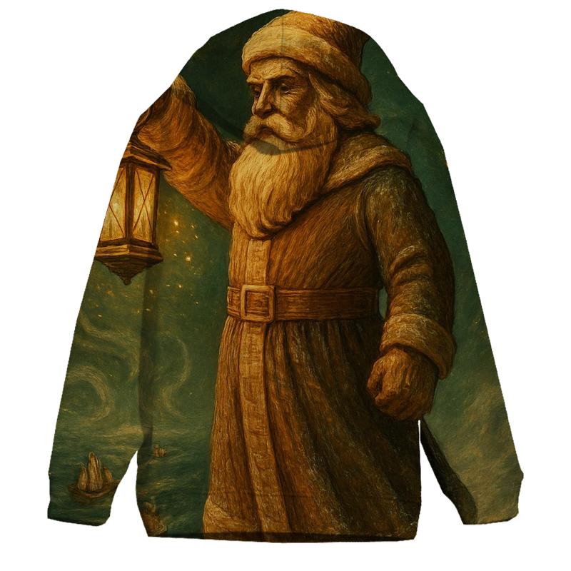 Vintage Carved Santa Patrol zip-up hoodies