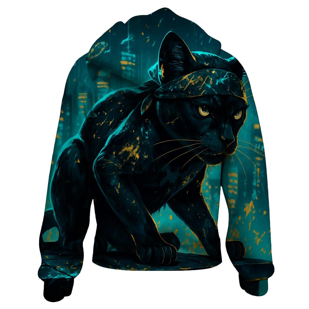 Midnight Neon Panther hoodie styles