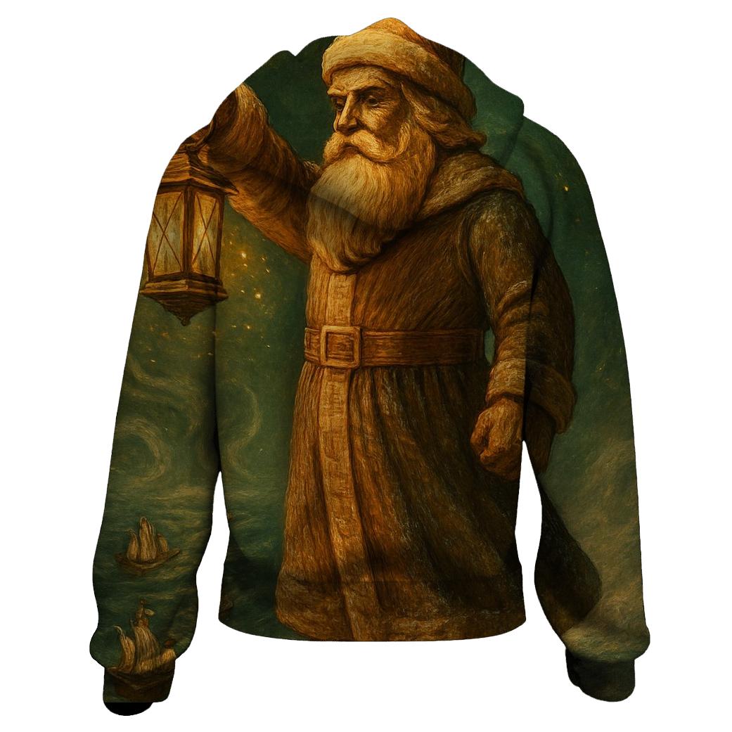 Vintage Carved Santa Patrol designer hoodies