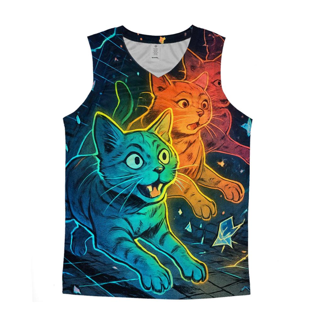 Random Quantum Cat custom tank tops