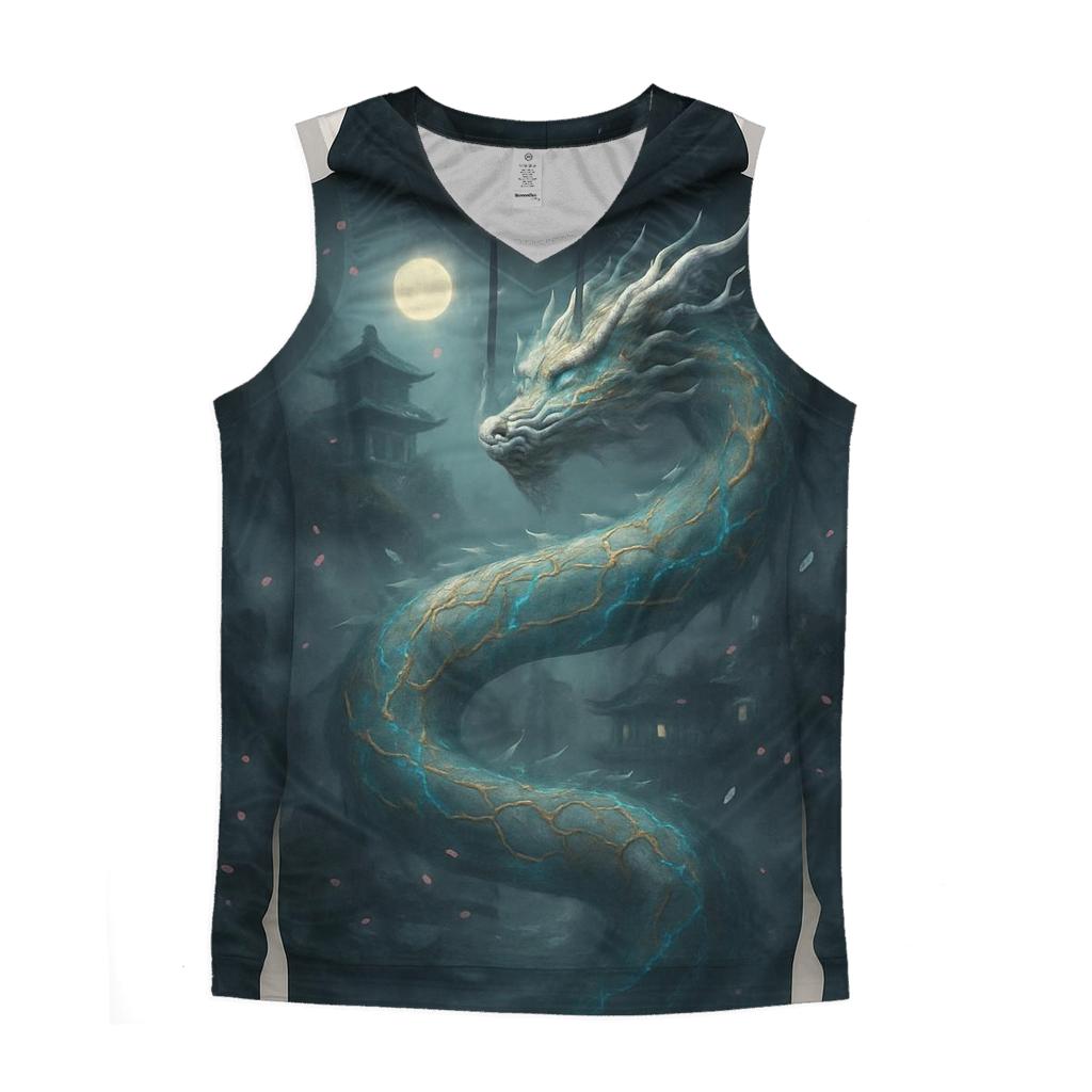 Random Marble Dragon trendy fitted tank tops