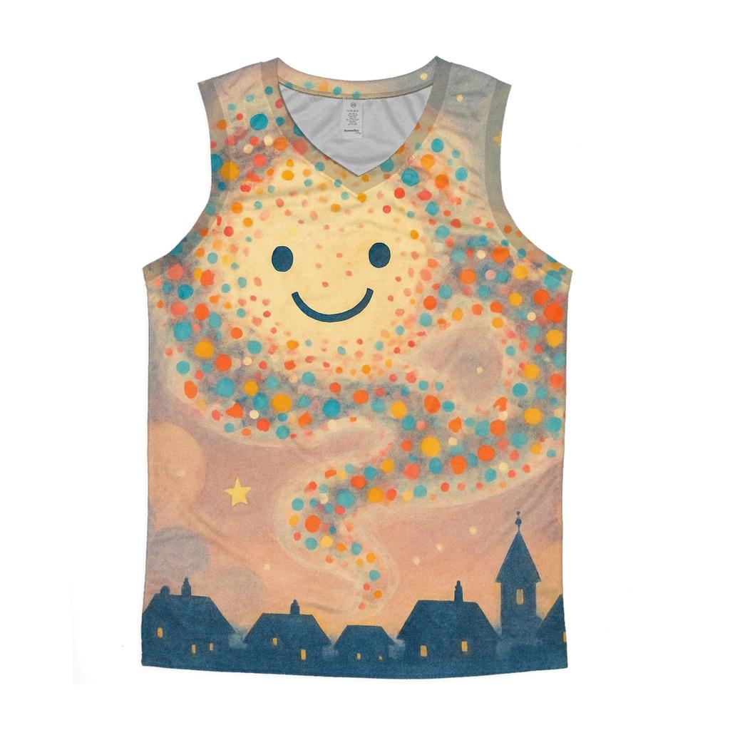 Random Polka Dot Nebula custom tank tops