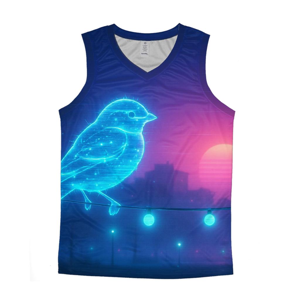 Random Holographic Sparrow stylish racerback tanks