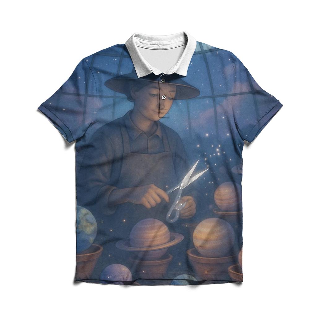 Random Starbound Gardener personalized polo shirts