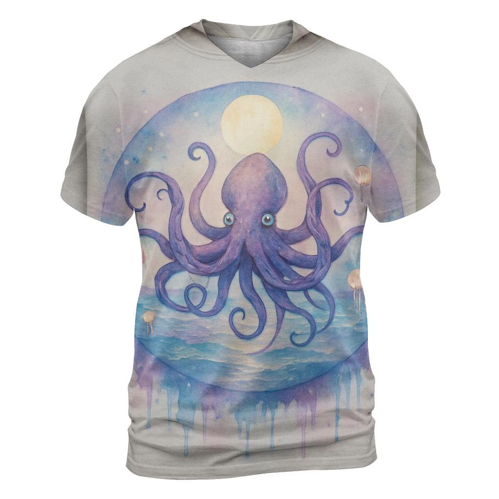 Random Pastel Kraken custom all-over print shirts