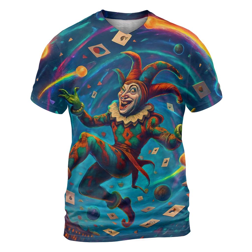 Random Gravity Jester trendy printed shirt styles