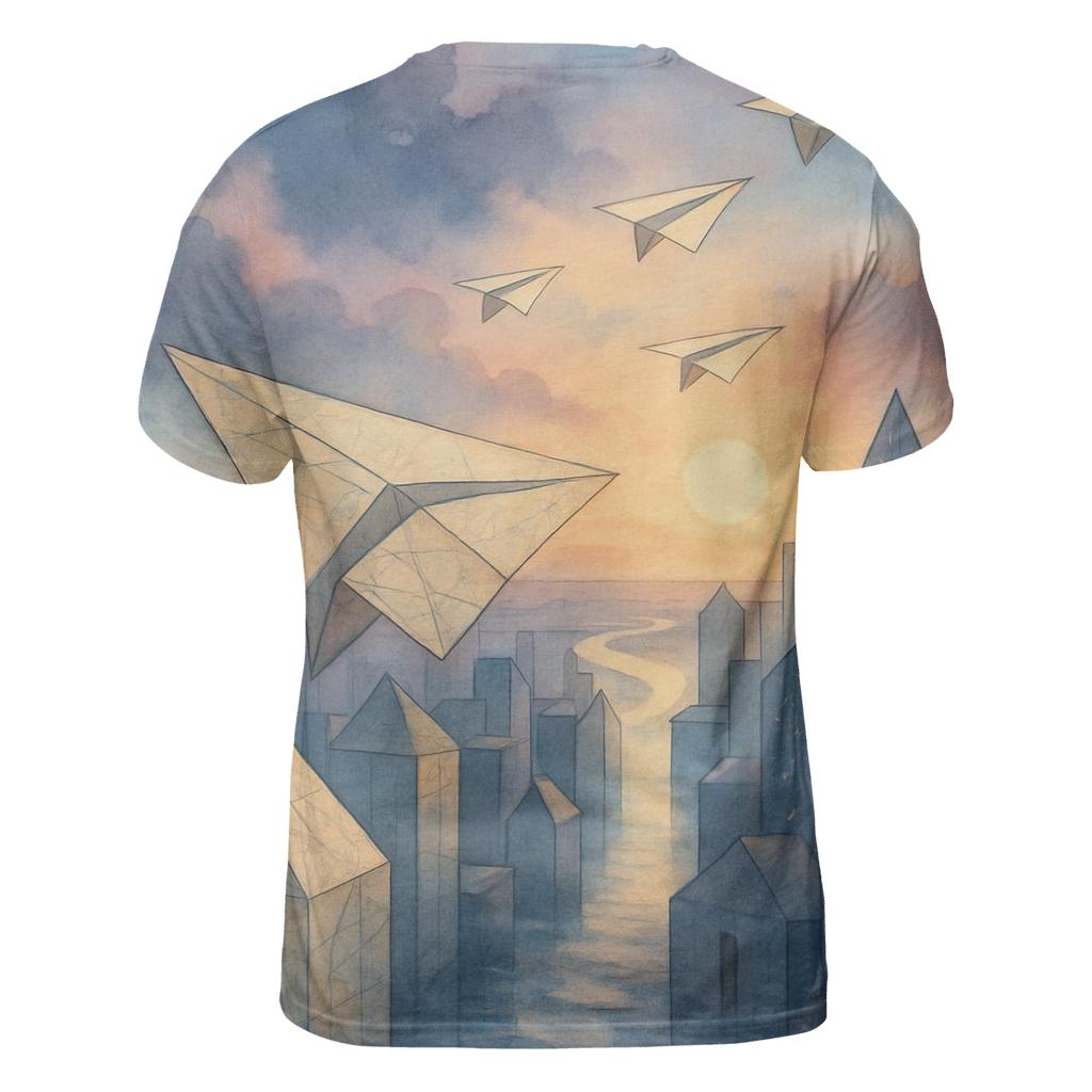 Random Paperplane Voyager personalized full print shirts