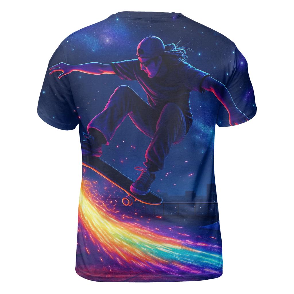 Random Cosmic Skate unique graphic print tees