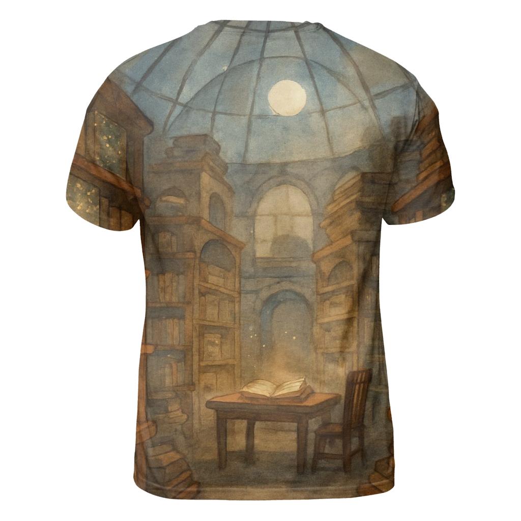 Random Lantern Library designer pattern shirts