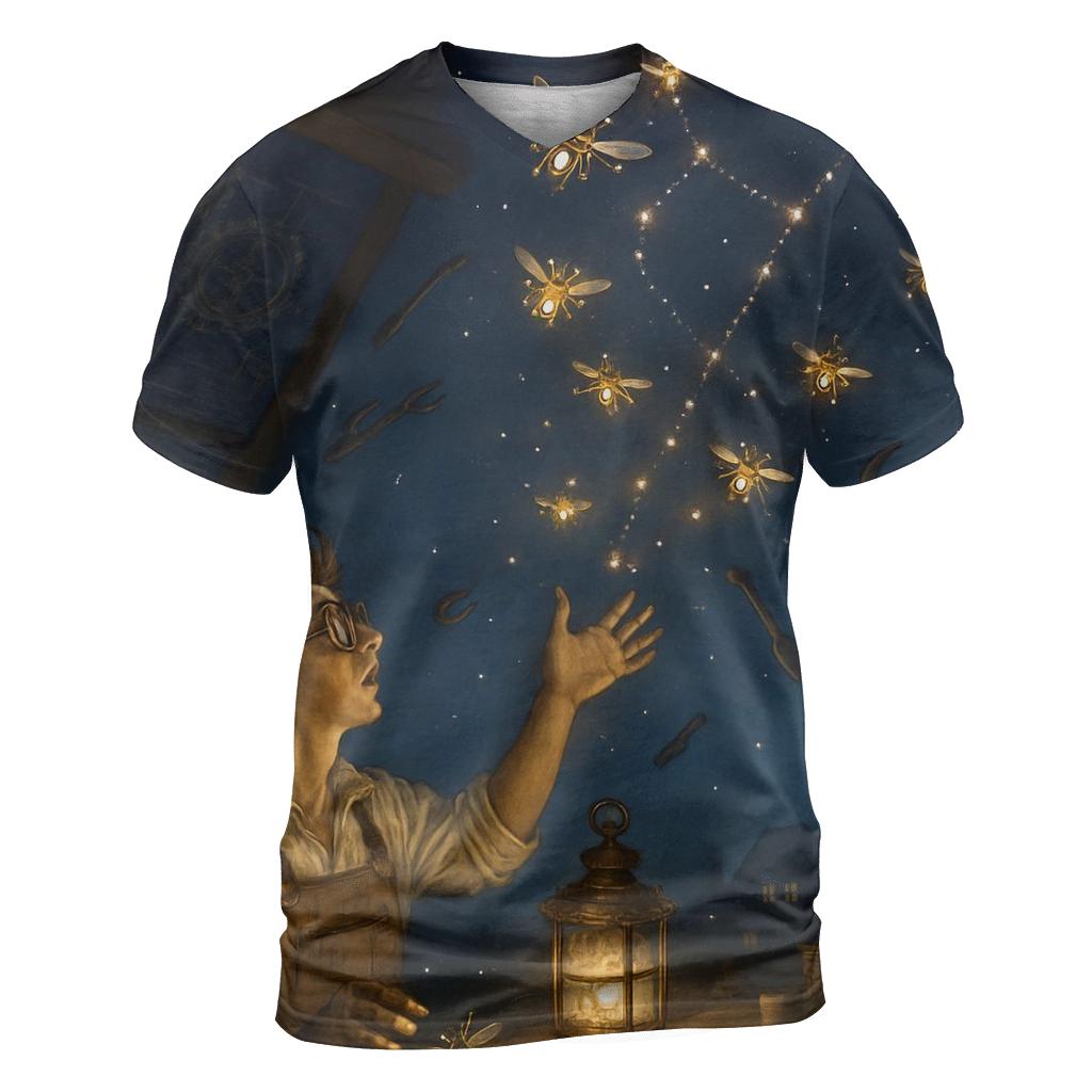 Random Firefly Engineer creative print fashion shirts