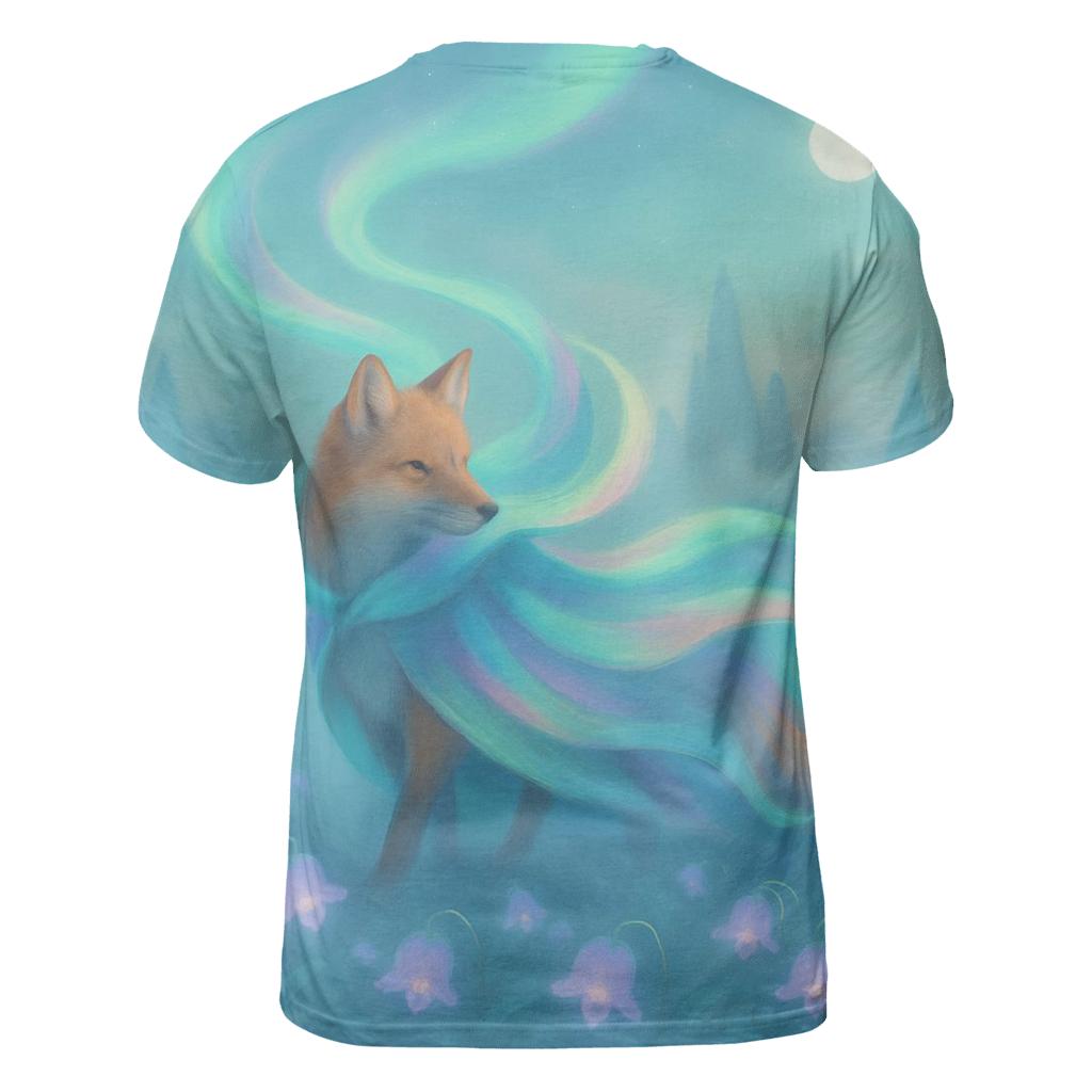 Random Aurora Foxglove vibrant all-over design tees
