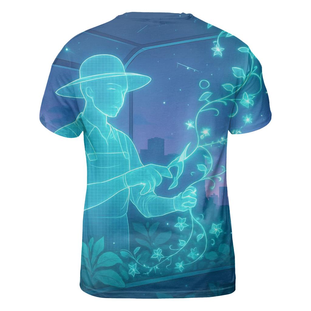 Random Hologram Gardener statement graphic shirts