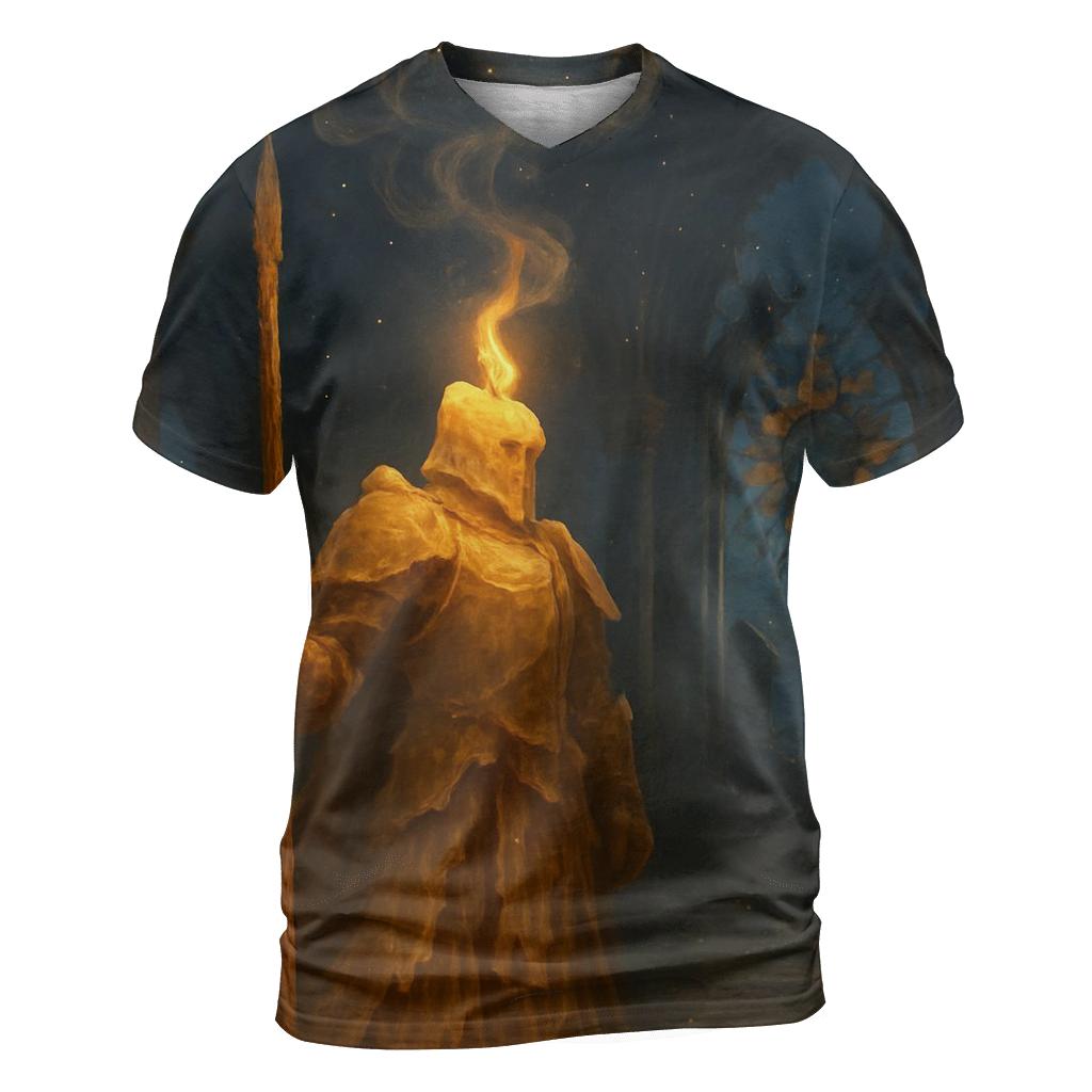 Random Candlelight Sentinel vibrant all-over design tees