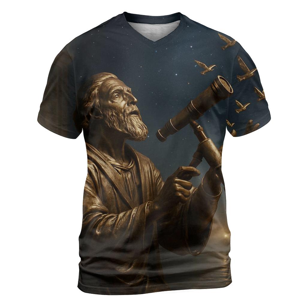 Random Bronze Astronomer designer pattern shirts