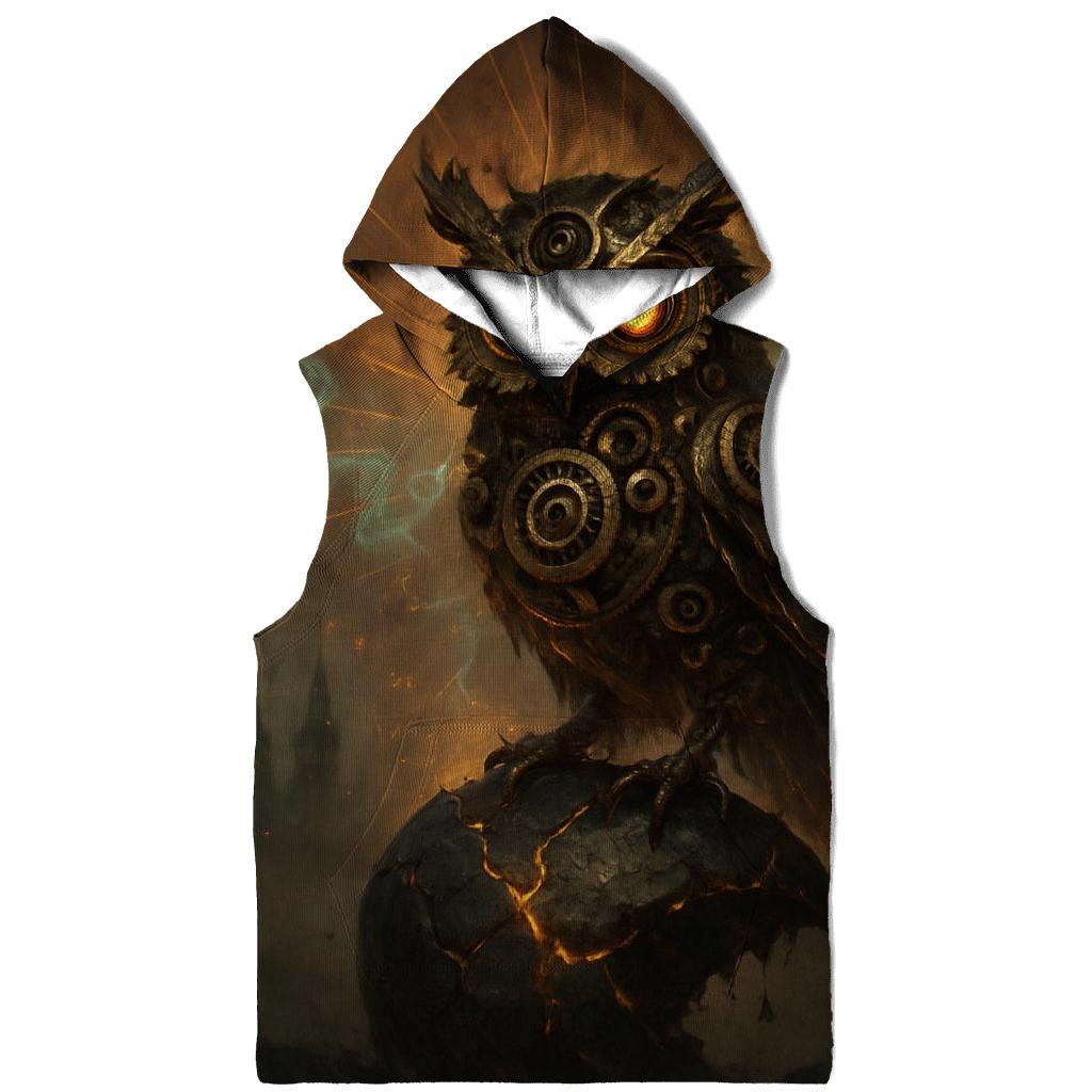 Random Clockwork Owl heavyweight hoodies