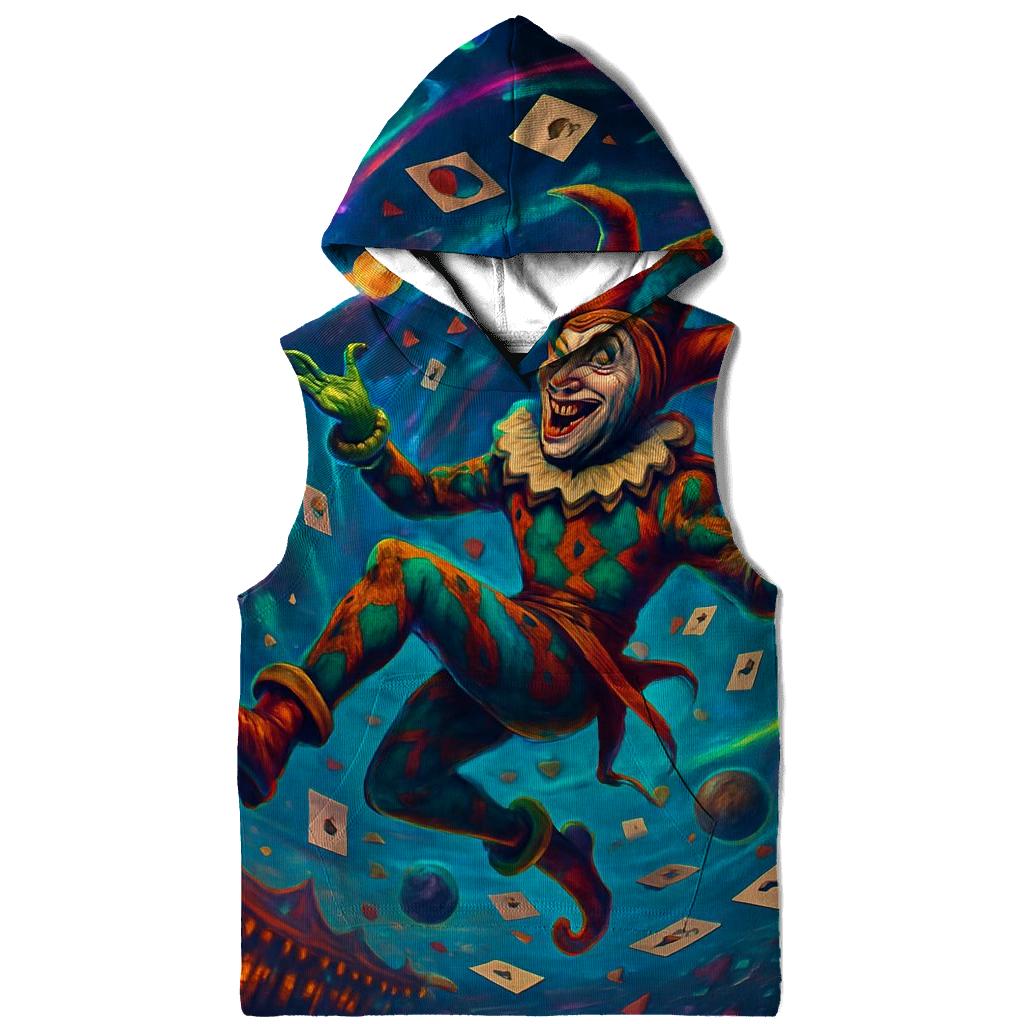 Random Gravity Jester embroidered hoodies