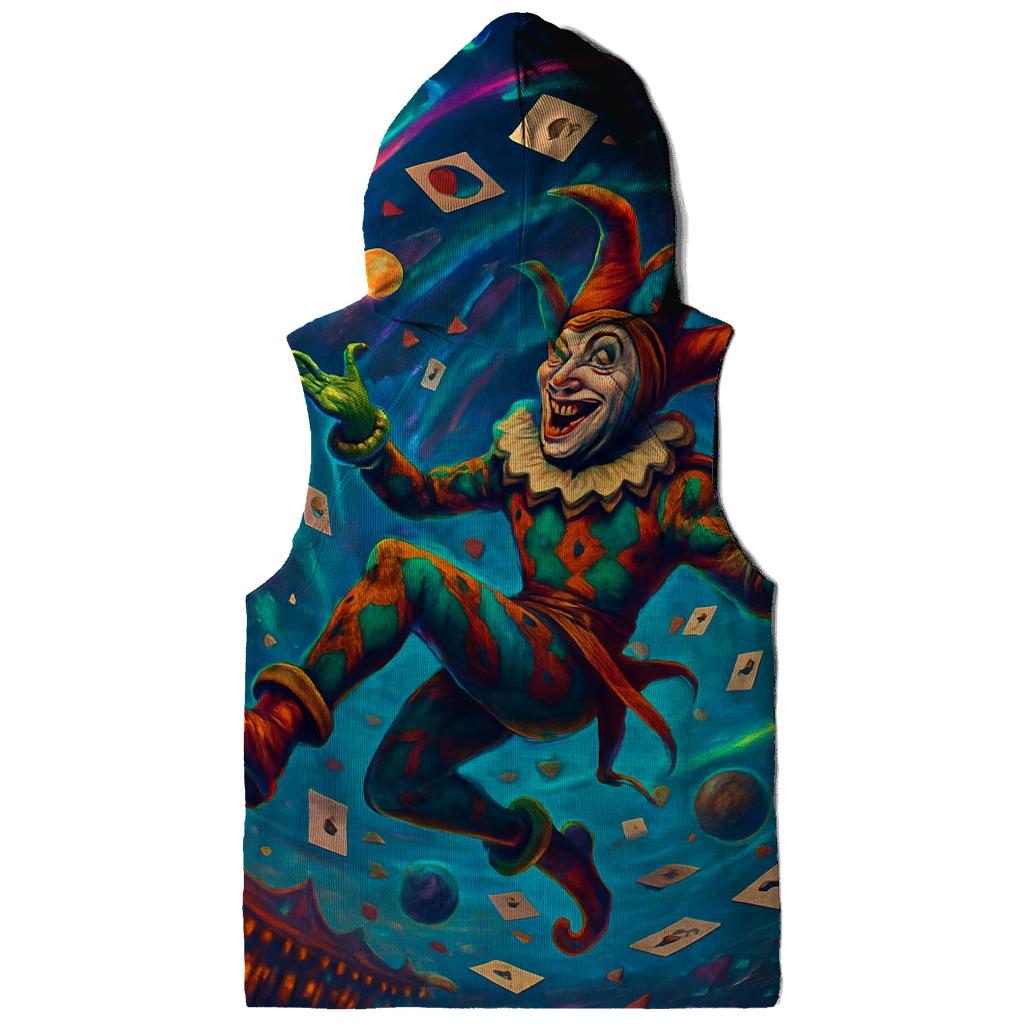 Random Gravity Jester embroidered hoodies