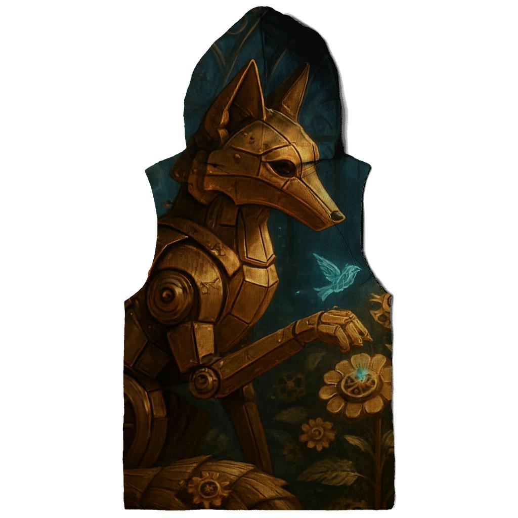 Random Mechanical Foxglove printed hoodies