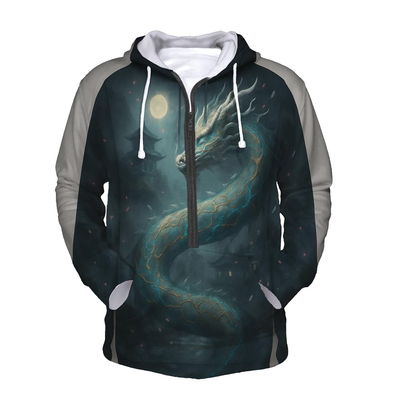 Random Marble Dragon heavyweight hoodies