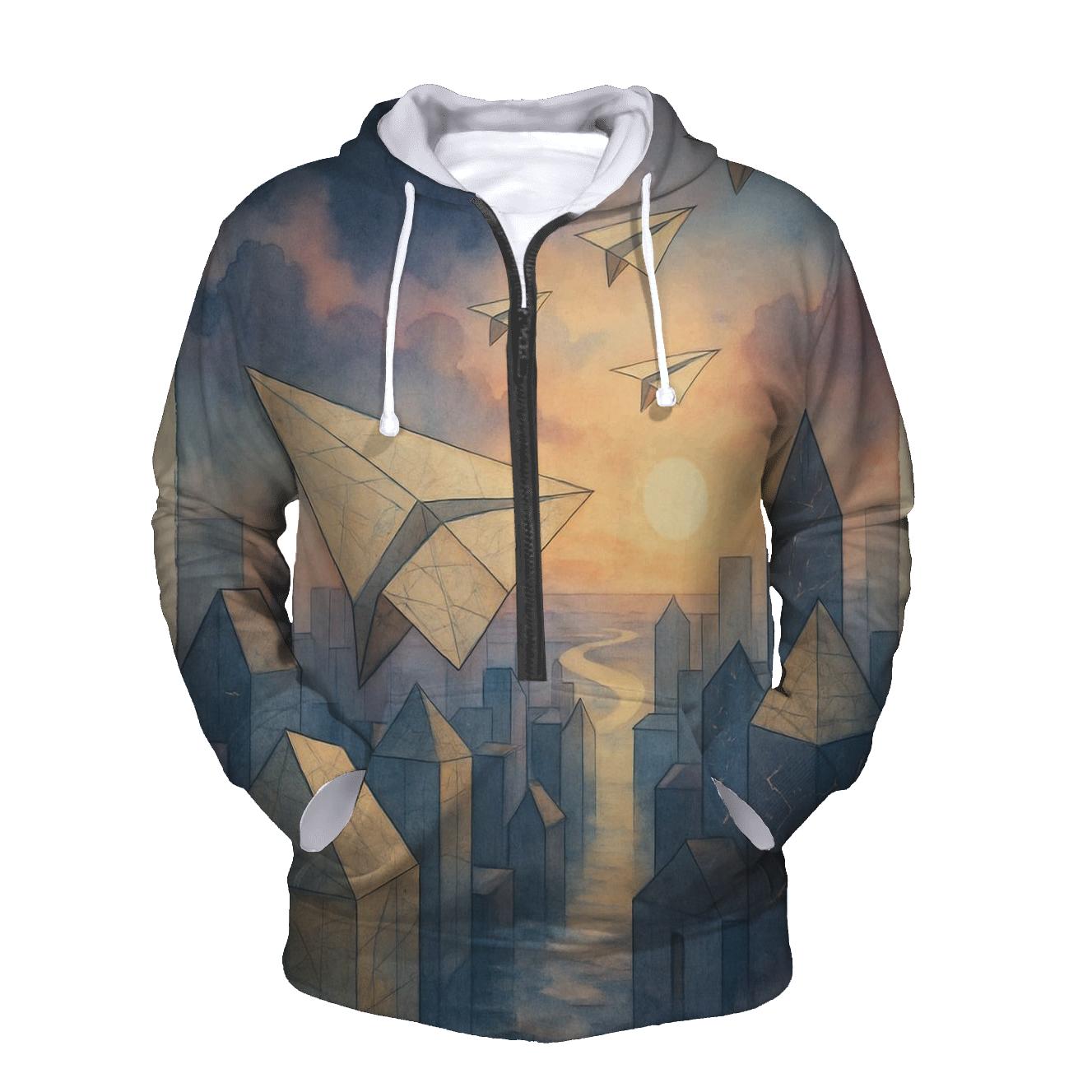 Random Paperplane Voyager pullover hoodies
