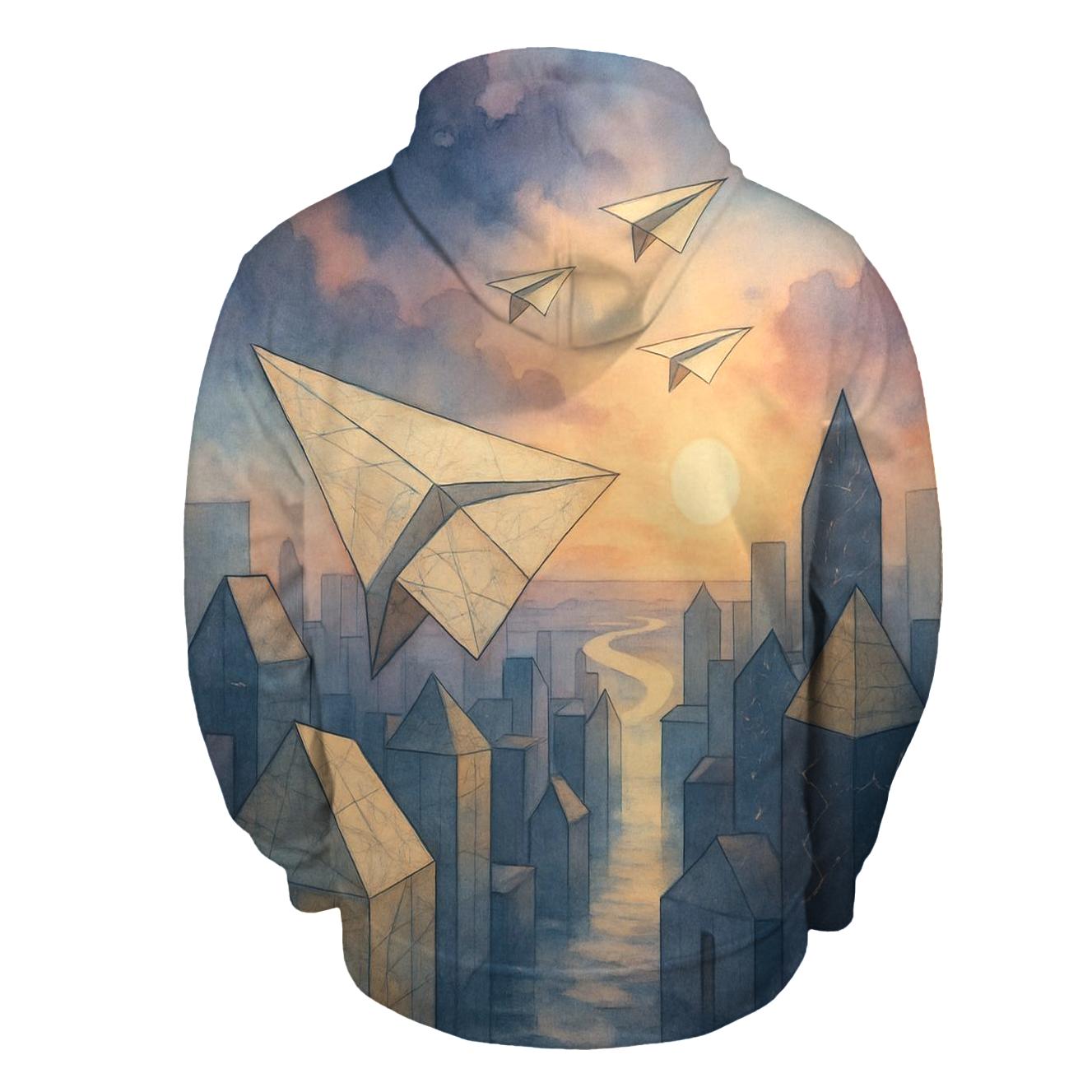 Random Paperplane Voyager pullover hoodies