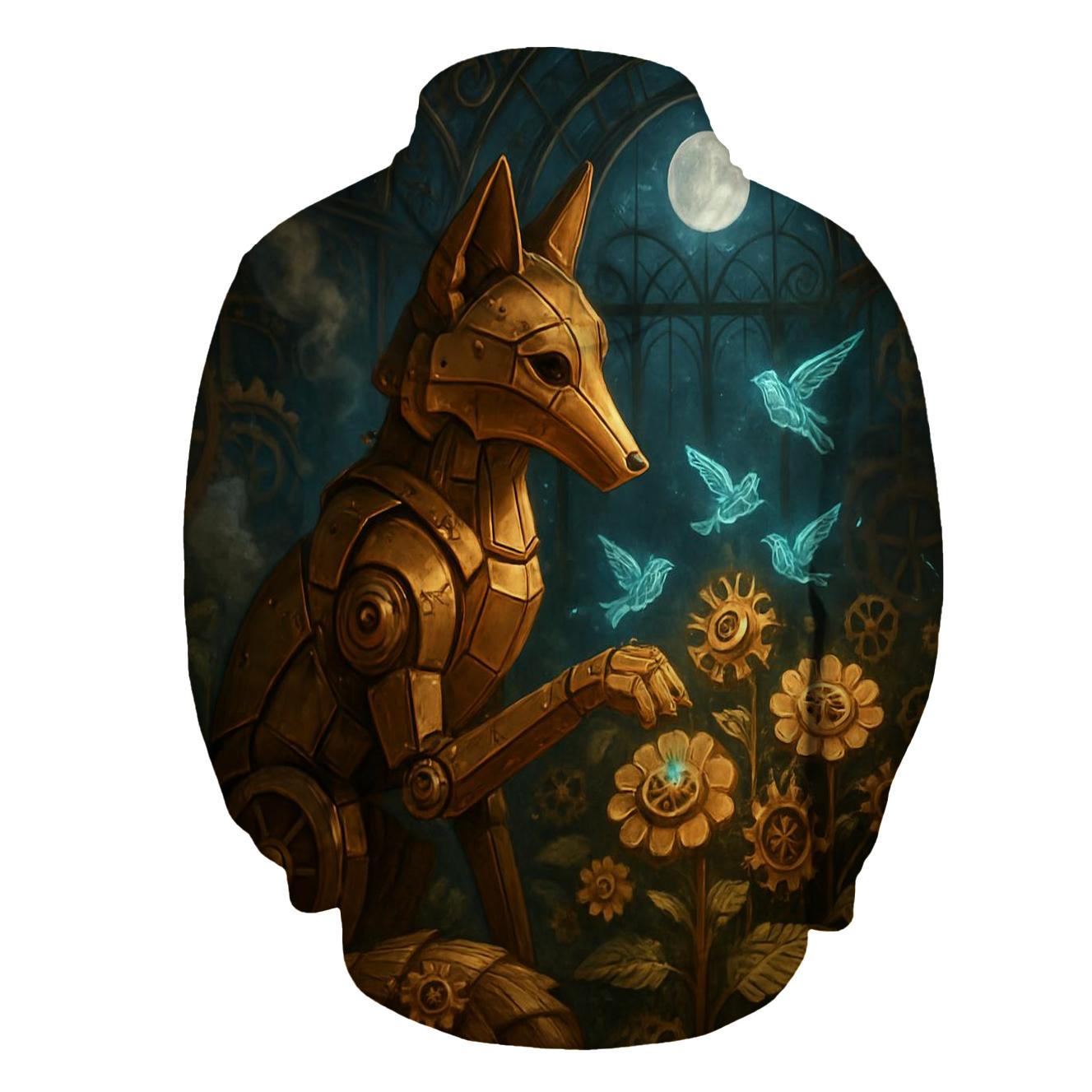 Random Mechanical Foxglove hoodies fashion