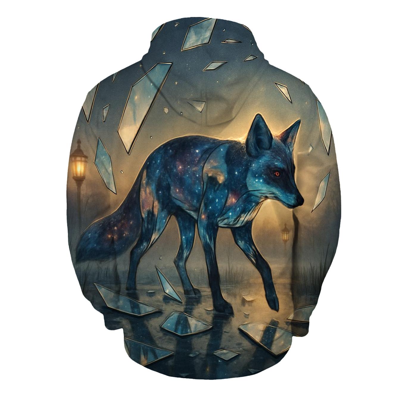 Random Mirror Fox lightweight hoodies