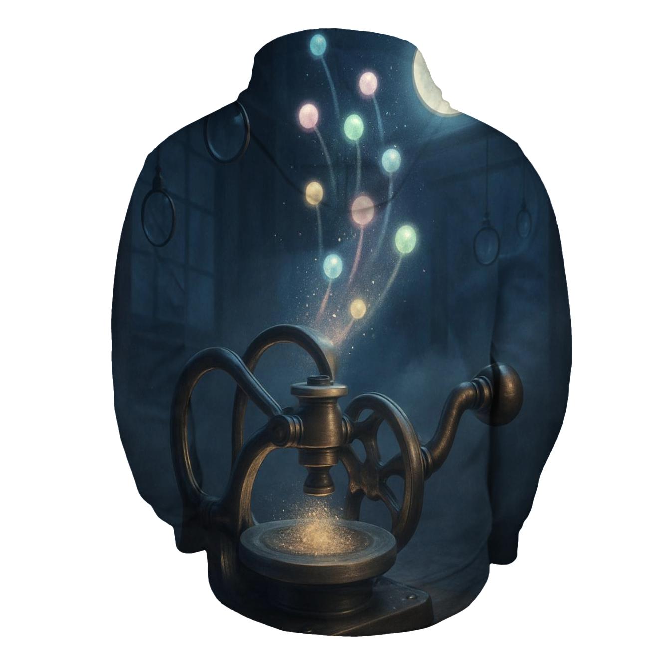 Random Stardust Mechanism lightweight hoodies
