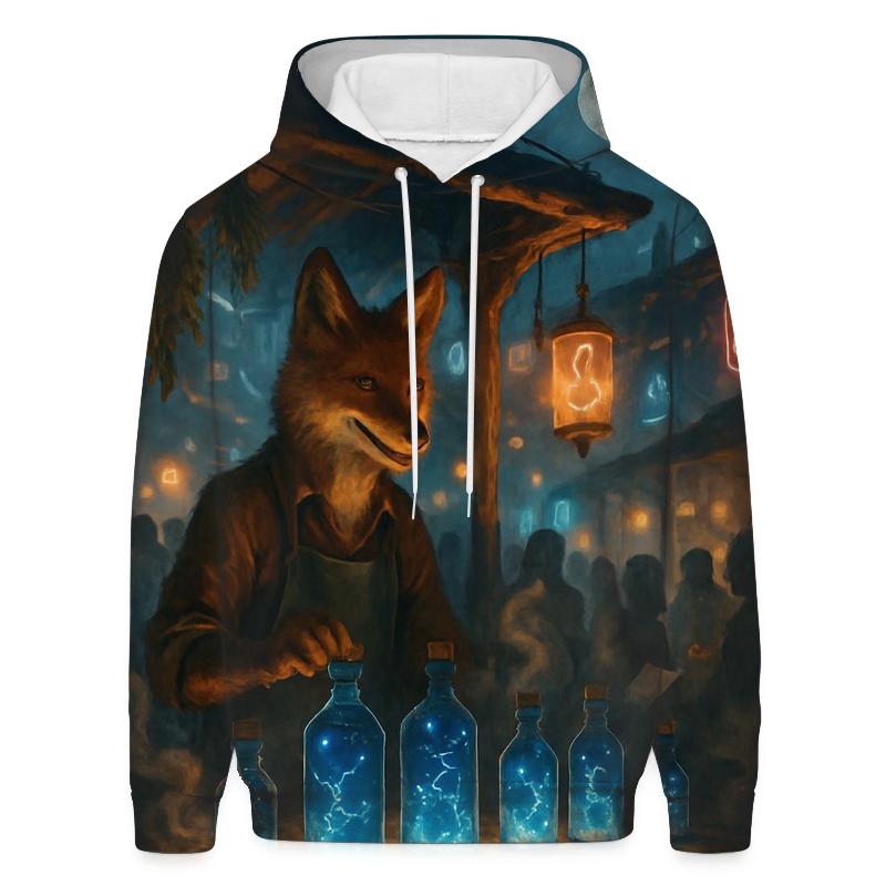 Random Night Bazaar Fox pullover hoodies