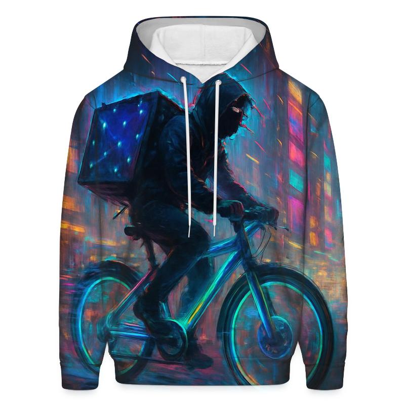 Random Neon Courier heavyweight hoodies
