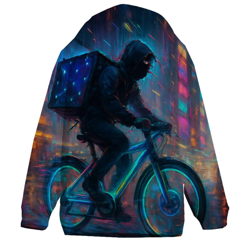 Random Neon Courier heavyweight hoodies