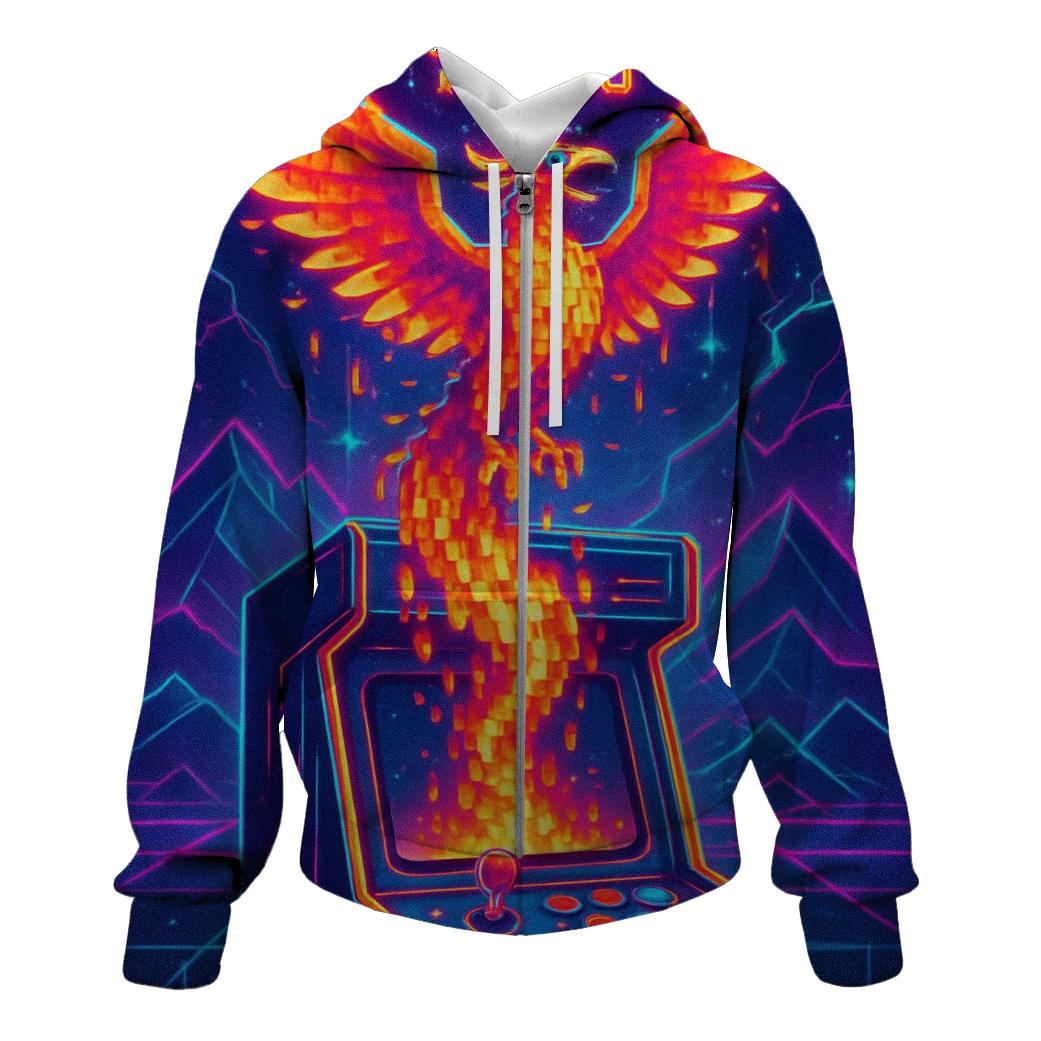 Random Arcade Phoenix printed hoodies