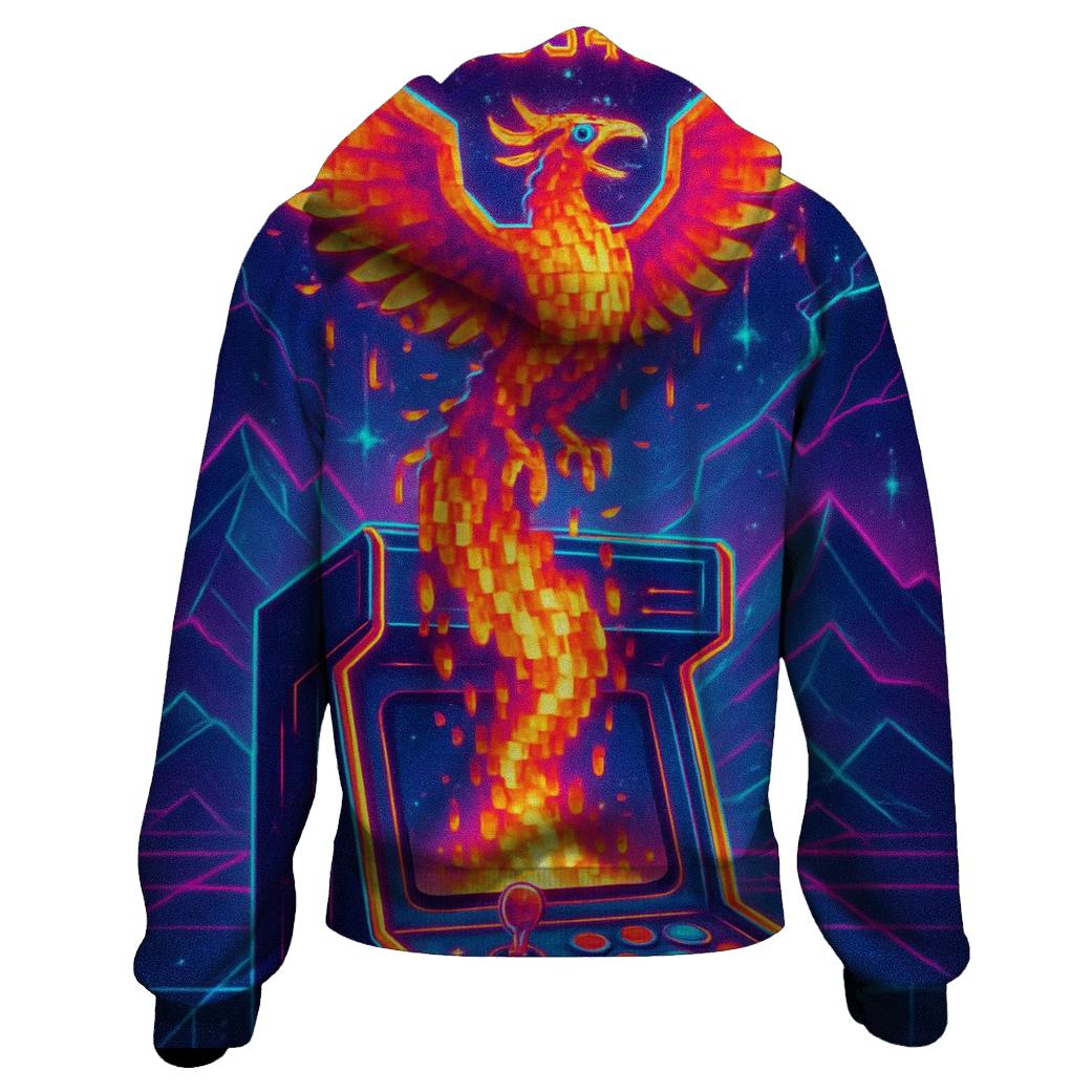 Random Arcade Phoenix printed hoodies