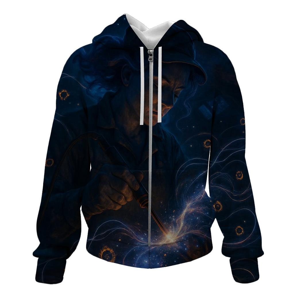 Random Ether Mechanic printed hoodies