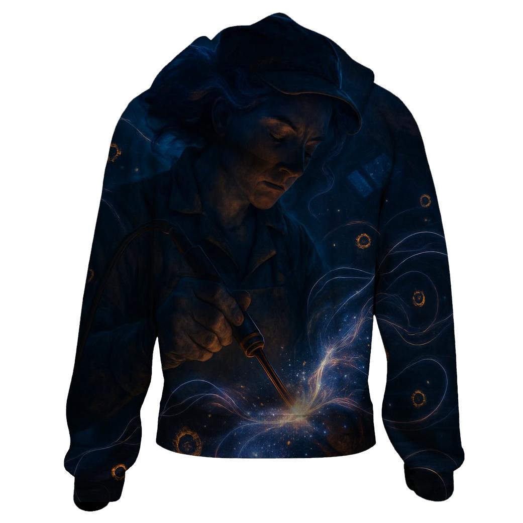 Random Ether Mechanic printed hoodies