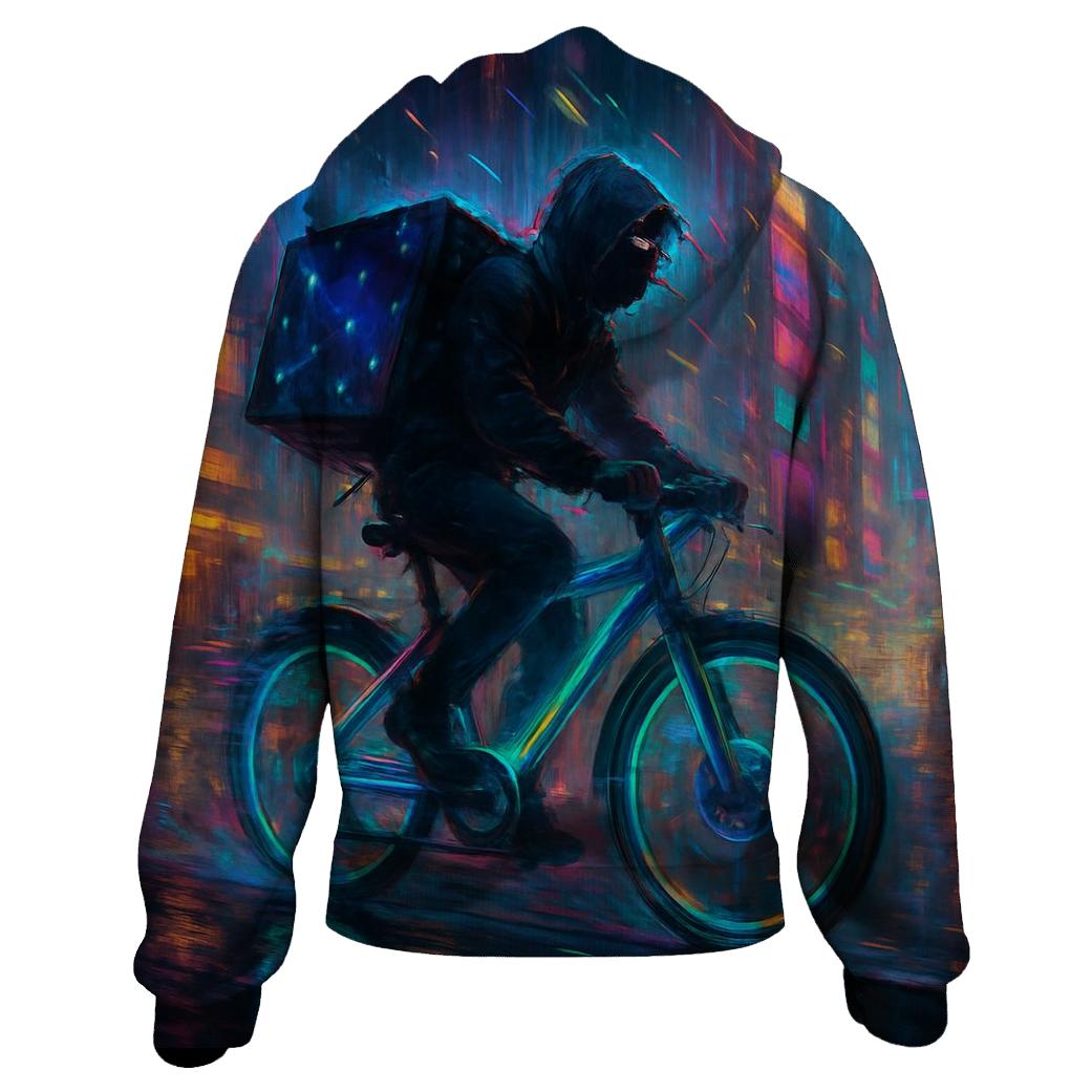 Random Neon Courier heavyweight hoodies