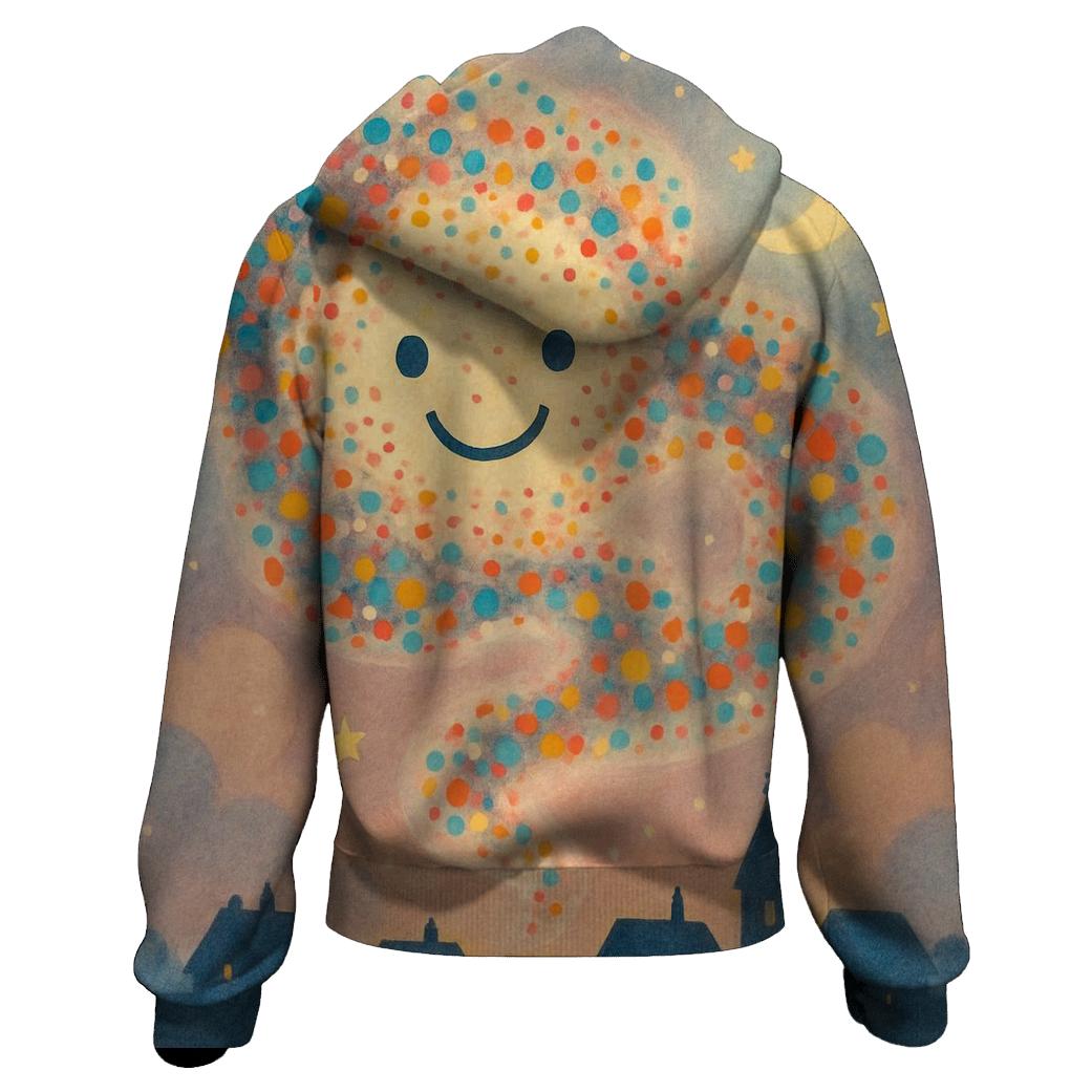 Random Polka Dot Nebula hoodie trends