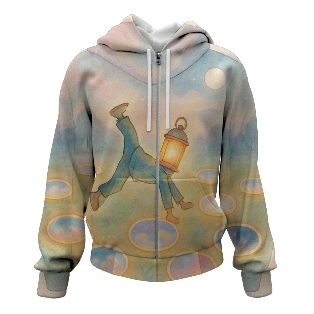 Random Lantern Cartwheel premium hoodies