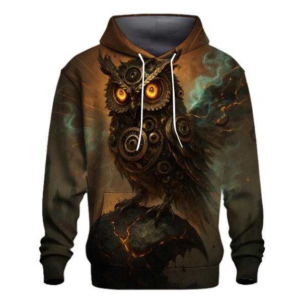 Random Clockwork Owl heavyweight hoodies