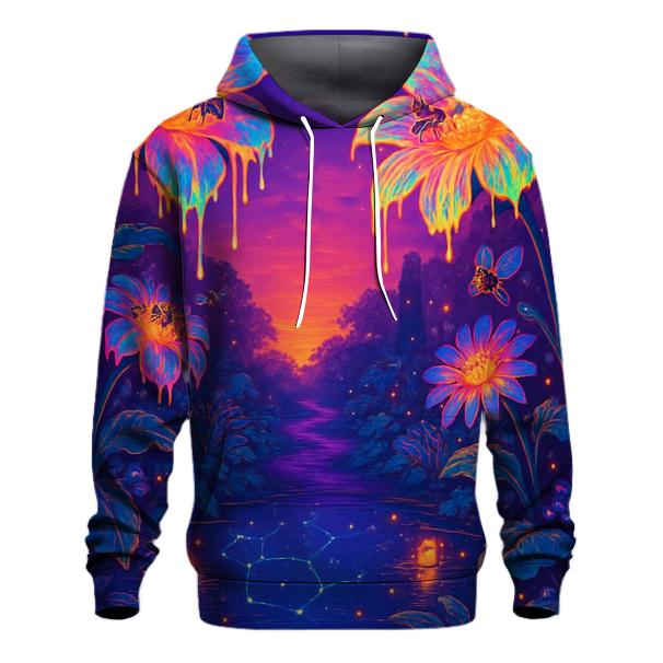 Random Neon Garden pullover hoodies