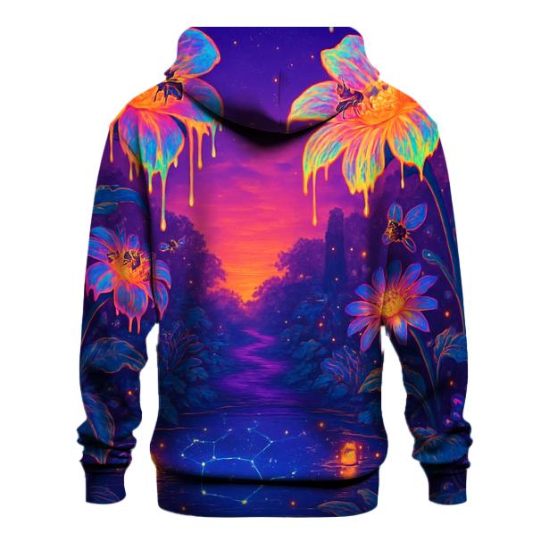 Random Neon Garden pullover hoodies
