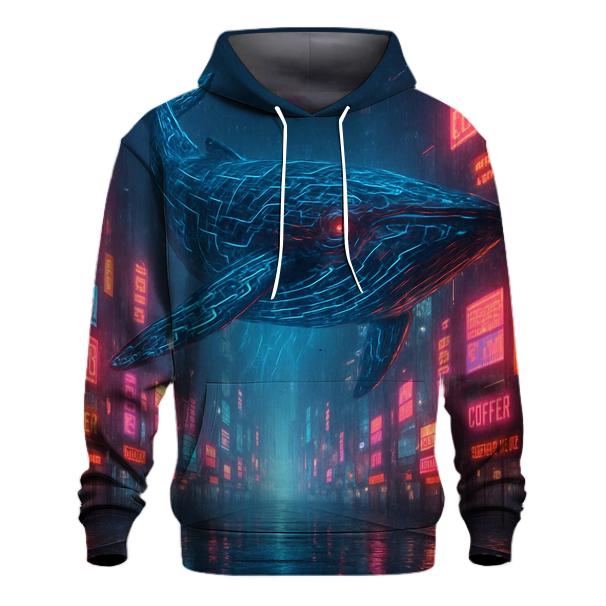 Random Circuit Whale custom hoodies