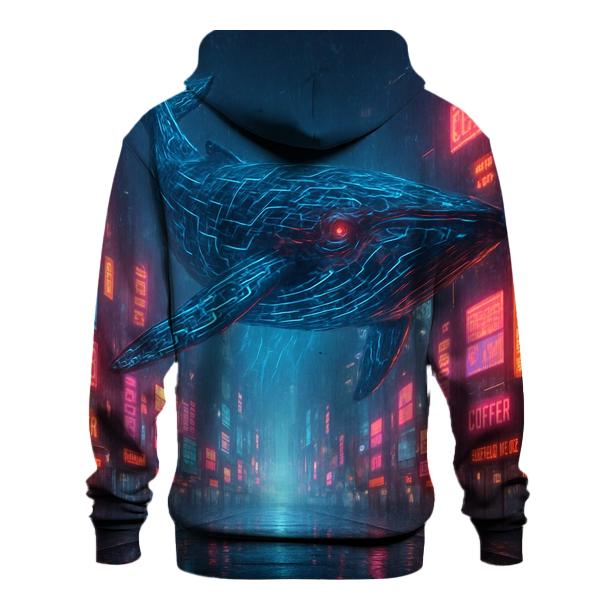 Random Circuit Whale custom hoodies