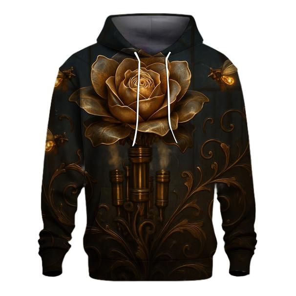 Random Clockwork Gardenia graphic hoodies