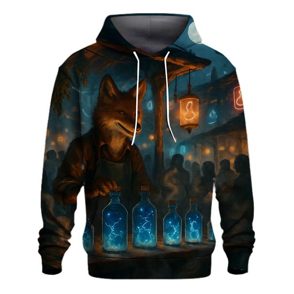Random Night Bazaar Fox pullover hoodies