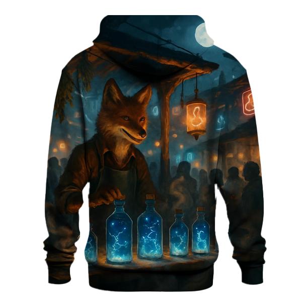 Random Night Bazaar Fox pullover hoodies
