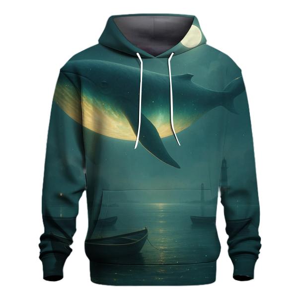 Random Lantern Whale premium hoodies