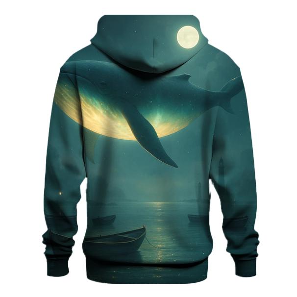 Random Lantern Whale premium hoodies